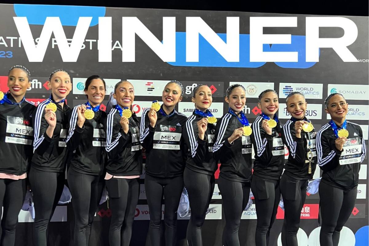 equipo de nado sincronizado México, Copa mundial Egipto 2023